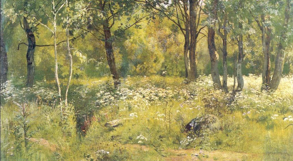 Ivan Shishkin Grassy Glades of the Forest